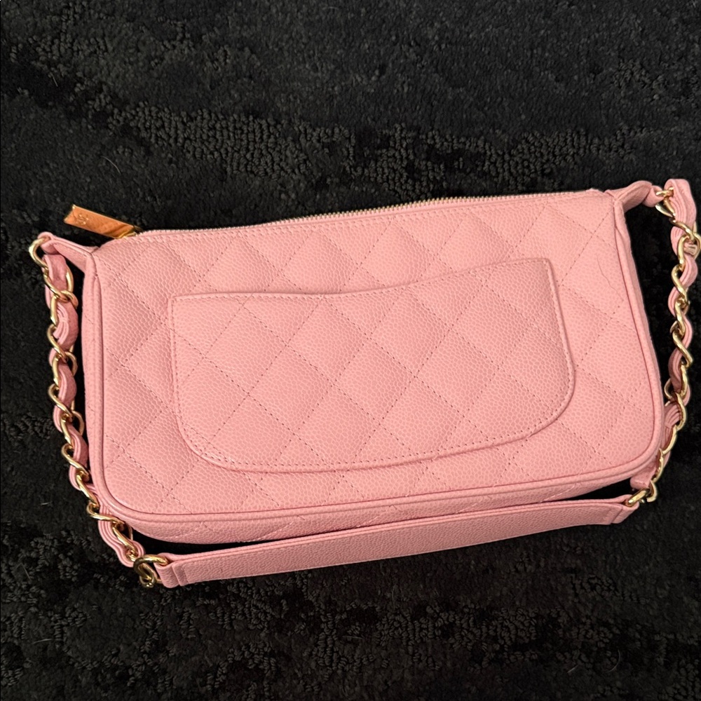 Chanel Pink Quilted Shoulder Bag - Picture 3 of 4